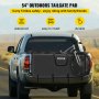 VEVOR Tailgate Pad, 54" Wide Tailgate Bike Pad, Truck Bike Pad for Carrying up to 5 Bikes, Truck Bed Bike Pad with PVC Outer Layer, Mechanic Tool Pocket and Straps for Middle & Large Pickup Truck