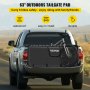 VEVOR Tailgate Pad, 63" Wide Tailgate Bike Pad, Truck Bike Pad for Carrying up to 6 Bikes, Truck Bed Bike Pad with PVC Outer Layer, Tool Pocket and Straps for Middle & Large Pickup Truck, Upgraded