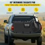 VEVOR Tailgate Pad for Bikes, Tailgate Protection Cover Carries UP to 6 Mountain Bikes, 63" Bike Pickup Pad for Pickup Truck, Upgraded