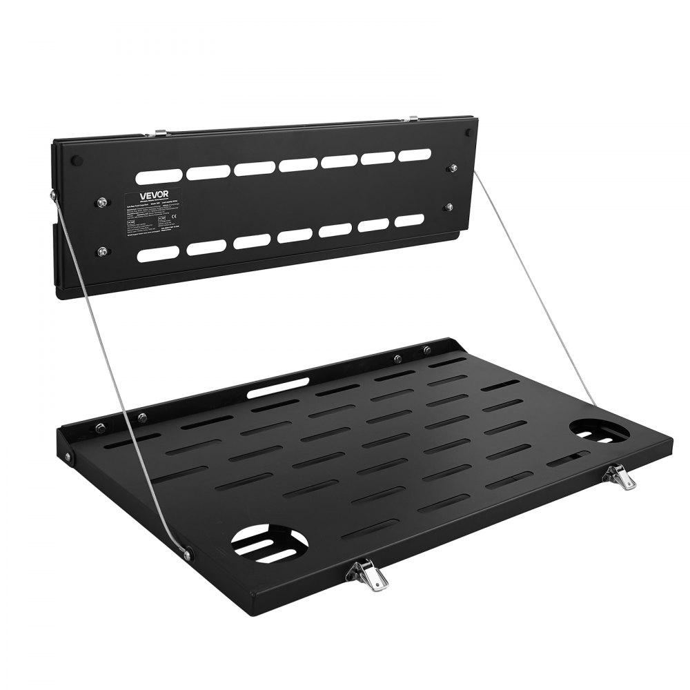 VEVOR Tailgate Table for 2021-2026 Ford Bronco 4 Door Hardtops (Exclude Bronco Sport), Foldable Molle Panel Drop Down Table, Rear Door Cargo Storage Rack Shelf Luggage Holder Carrier