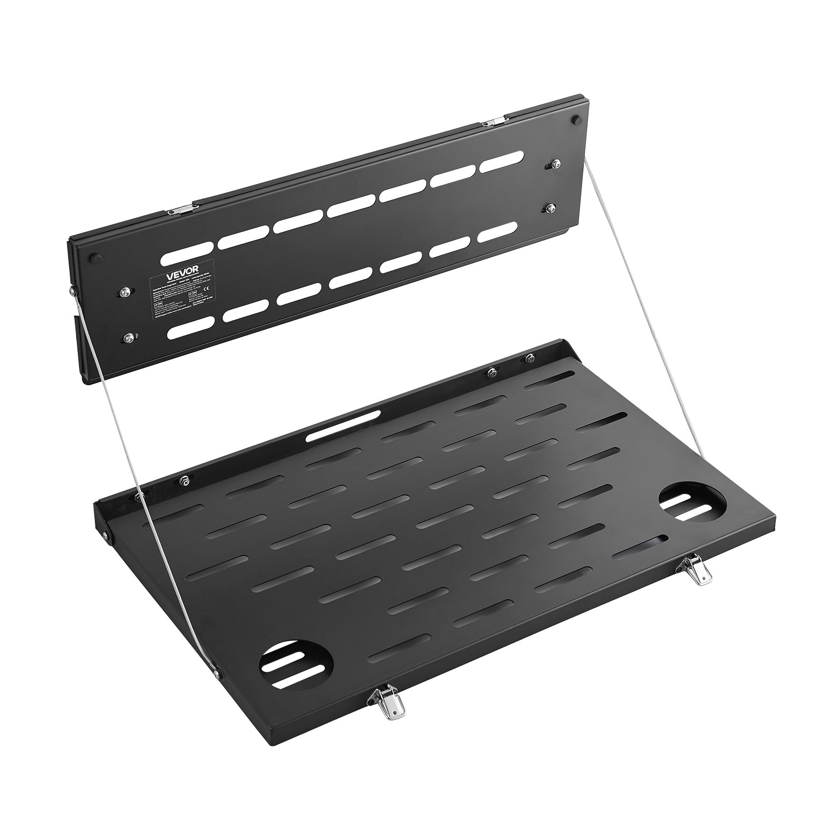 VEVOR Tailgate Table for 2021-2026 Ford Bronco 4 Door Hardtops (Exclude Bronco Sport), Foldable Molle Panel Drop Down Table, Rear Door Cargo Storage Rack Shelf Luggage Holder Carrier