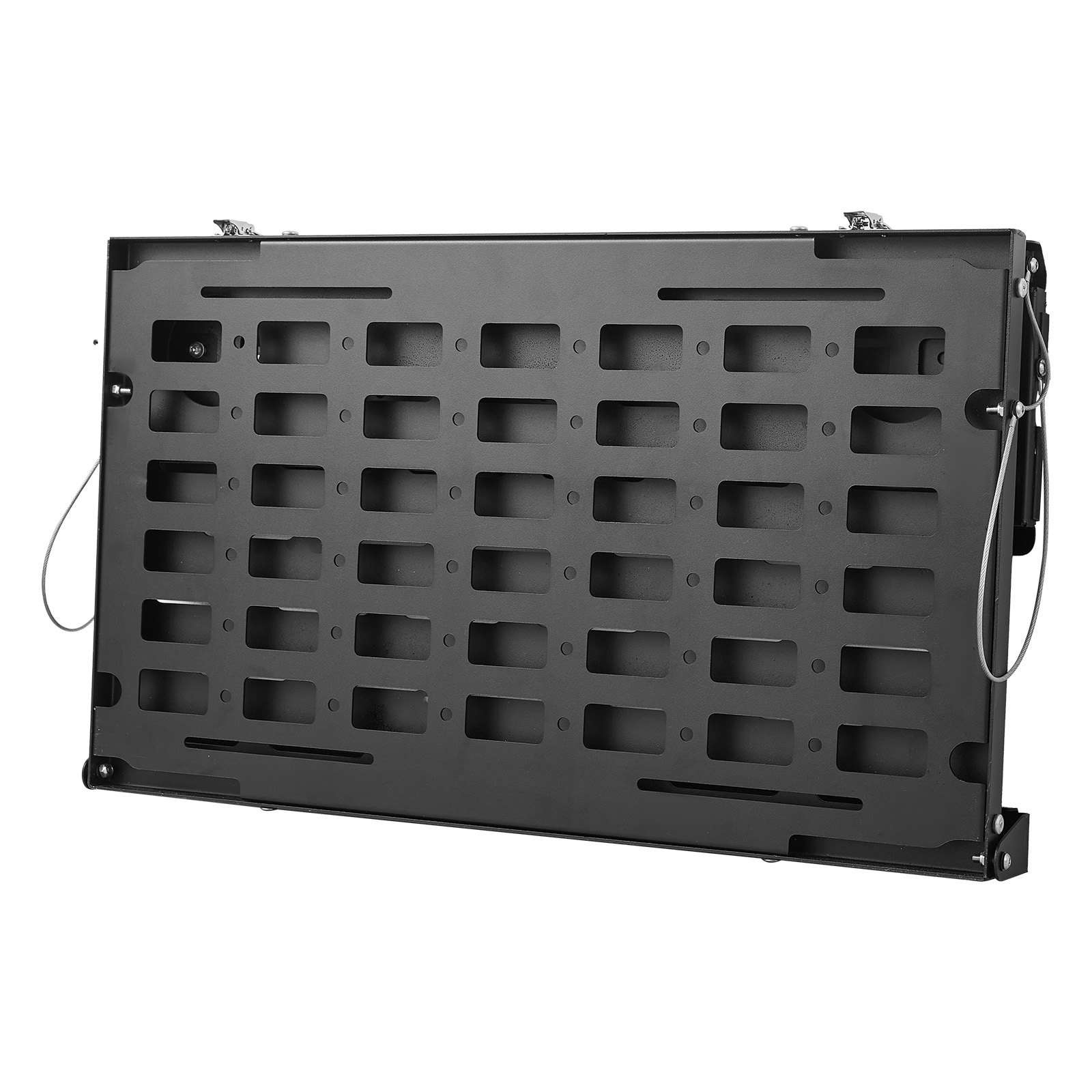 VEVOR Tailgate Table for 2021-2026 Ford Bronco 4 Door Hardtops (Exclude Bronco Sport), Foldable Molle Panel Drop Down Table, Rear Door Cargo Storage Rack Shelf Luggage Holder Carrier