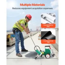Roofing Hot Air Welder 3400W High Power Plastic PVC TPO Welding Machine