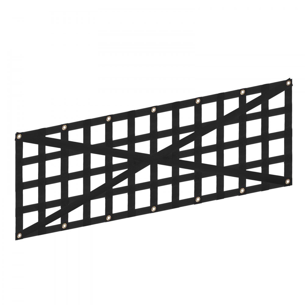 VEVOR Tailgate Net Pickup Truck Tailgate Net 54" x 18" Adjustable Cross Design