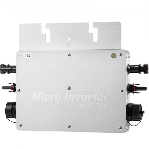 VEVOR Solar Grid Tie Micro Inversor Solar Micro Inversor 700W Impermeable IP65