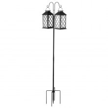 Double Shepherds Hook 8 Pack 60 Inch Heavy Duty Bird Feeder Pole