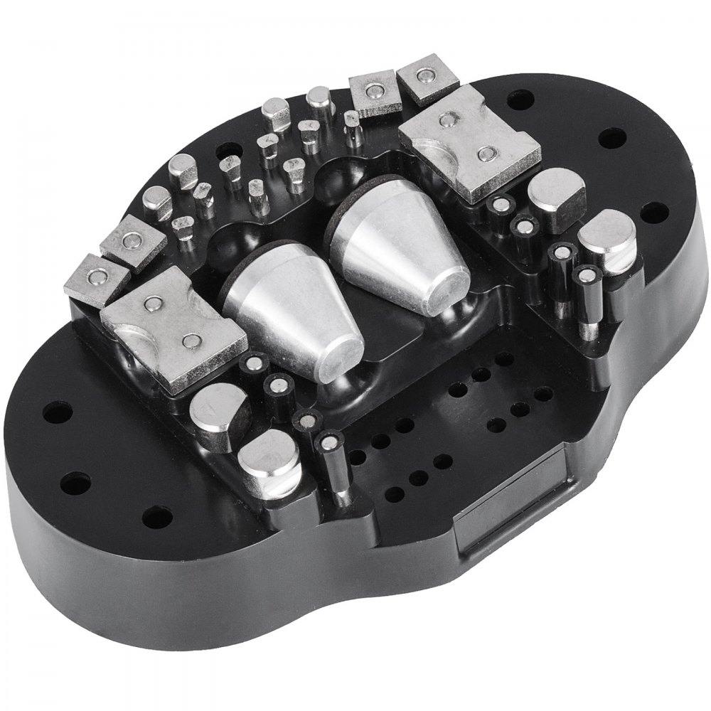 VEVOR Ball Vise, 3" Engraving Setting Tool, 360° Rotation Engraving Block Vise, 30 PCS Attachment Jewelry Engraving Block Tools Standard Block for Gemstone Inlay and Small-Scale Engraving