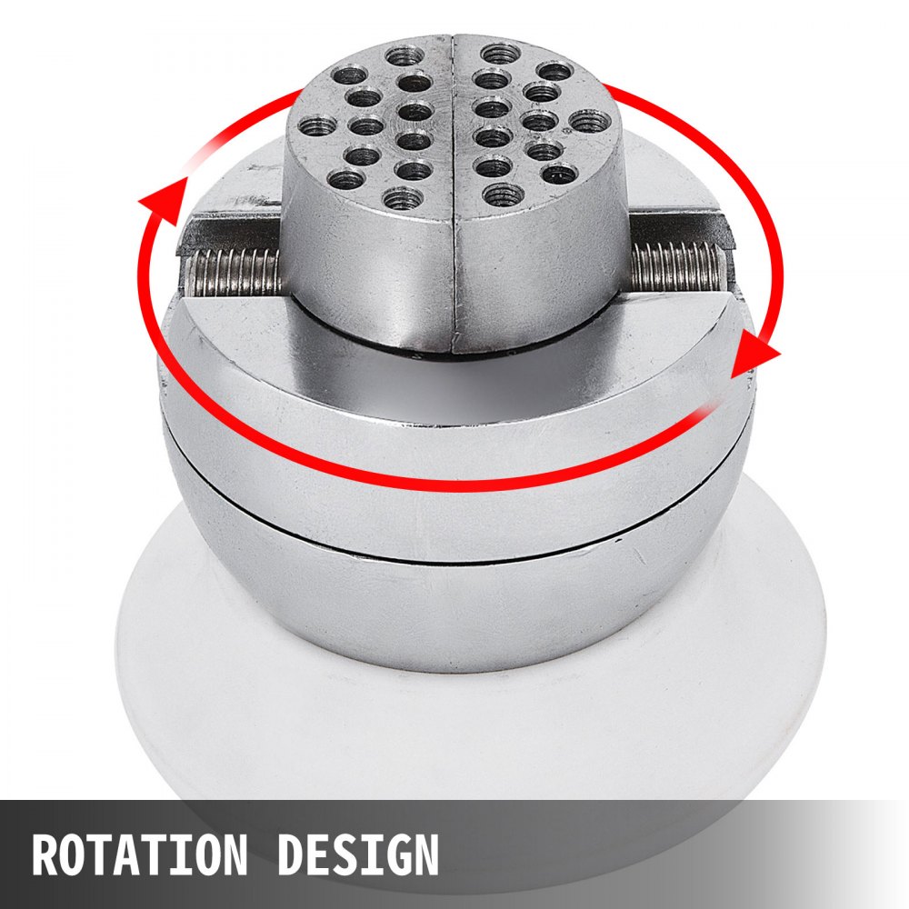 VEVOR Ball Vise, 3" Engraving Setting Tool, 360° Rotation Engraving Block Vise, 30 PCS Attachment Jewelry Engraving Block Tools Standard Block for Gemstone Inlay and Small-Scale Engraving