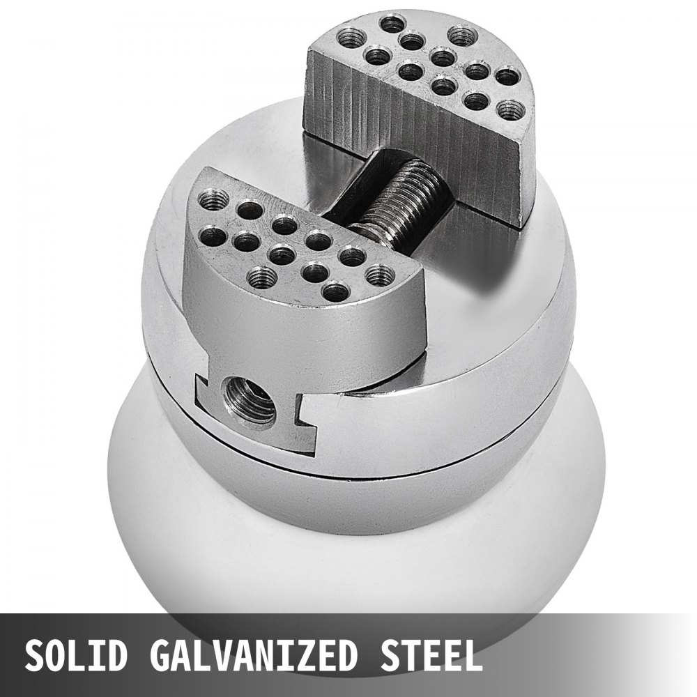 VEVOR Ball Vise, 3" Engraving Setting Tool, 360° Rotation Engraving Block Vise, 30 PCS Attachment Jewelry Engraving Block Tools Standard Block for Gemstone Inlay and Small-Scale Engraving