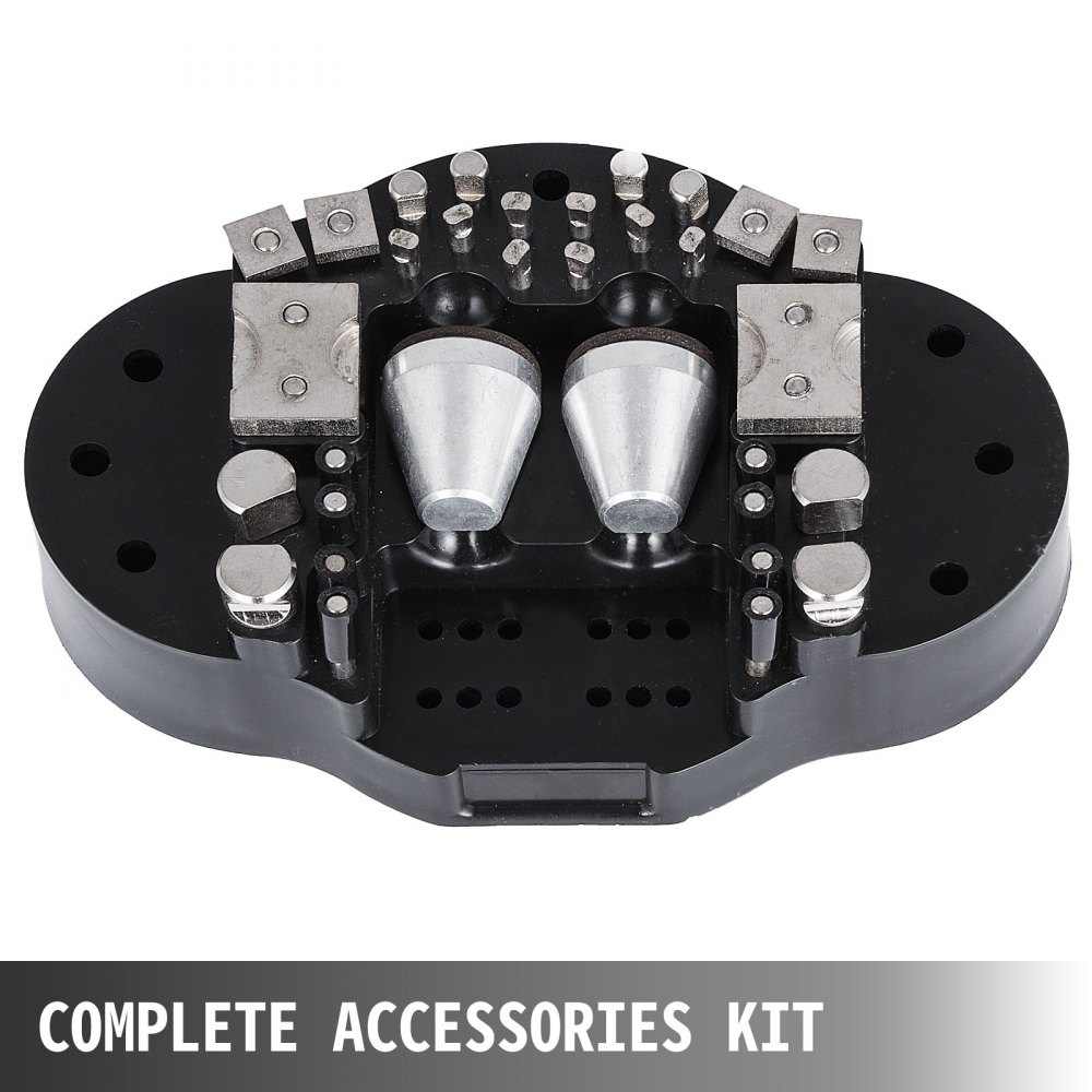 VEVOR Ball Vise, 3" Engraving Setting Tool, 360° Rotation Engraving Block Vise, 30 PCS Attachment Jewelry Engraving Block Tools Standard Block for Gemstone Inlay and Small-Scale Engraving