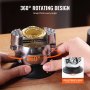 VEVOR Ball Vise 3\" Engraving Setting Tool 360°Rotation Professional Ball Vise 30 PCS Attachment Jewelry Engraving Block Tools Standard Block (3inch)