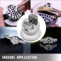 VEVOR Ball Vise, 3" Engraving Setting Tool, 360° Rotation Engraving Block Vise, 30 PCS Attachment Jewelry Engraving Block Tools Standard Block for Gemstone Inlay and Small-Scale Engraving