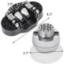 VEVOR Ball Vise, 3" Engraving Setting Tool, 360° Rotation Engraving Block Vise, 30 PCS Attachment Jewelry Engraving Block Tools Standard Block for Gemstone Inlay and Small-Scale Engraving