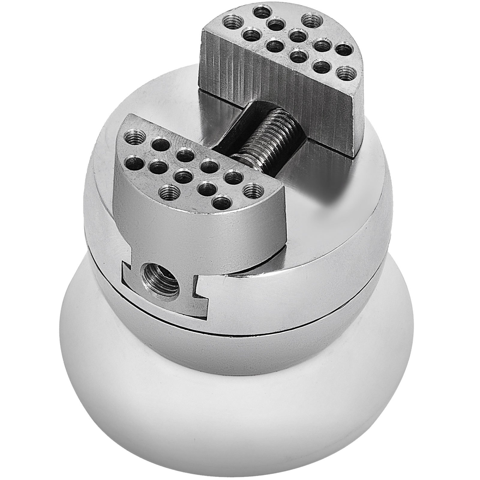 VEVOR Ball Vise, 3" Engraving Setting Tool, 360° Rotation Engraving Block Vise, 30 PCS Attachment Jewelry Engraving Block Tools Standard Block for Gemstone Inlay and Small-Scale Engraving