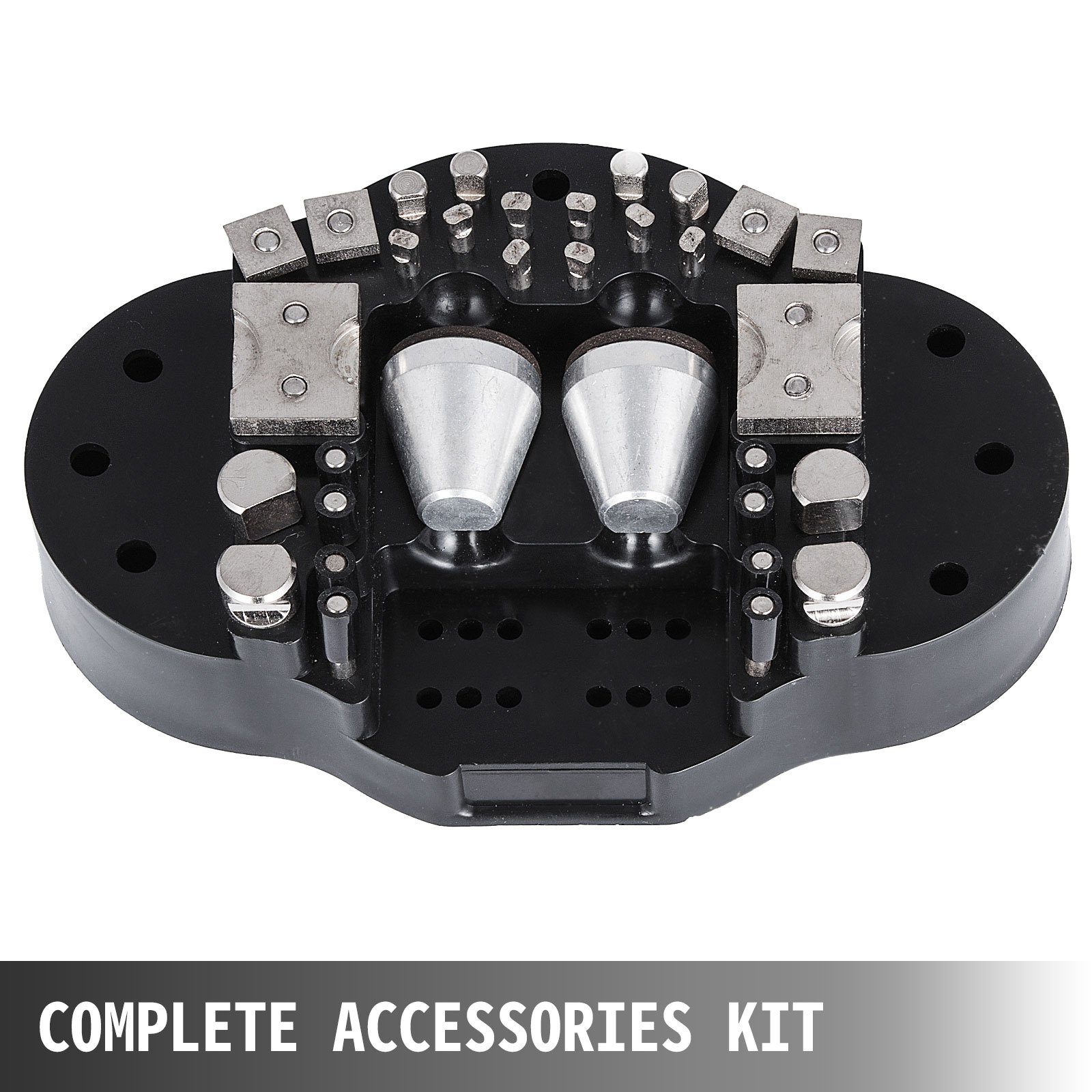 VEVOR Ball Vise, 3" Engraving Setting Tool, 360° Rotation Engraving Block Vise, 30 PCS Attachment Jewelry Engraving Block Tools Standard Block for Gemstone Inlay and Small-Scale Engraving