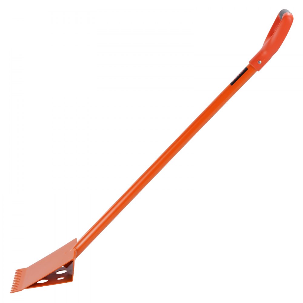 VEVOR Shingle Shovel 4 Pack, D-Grip Handle Shingle Roof Ripper, High Hardness 45# Steel & Lightweight Easy Tearing Off Roofing & Nails Tool, ideal for Commercial and Residential Use,Orange