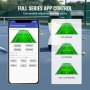 VEVOR-tennispallokoneen automaattinen kannettava pallolaukaisuharjoitus