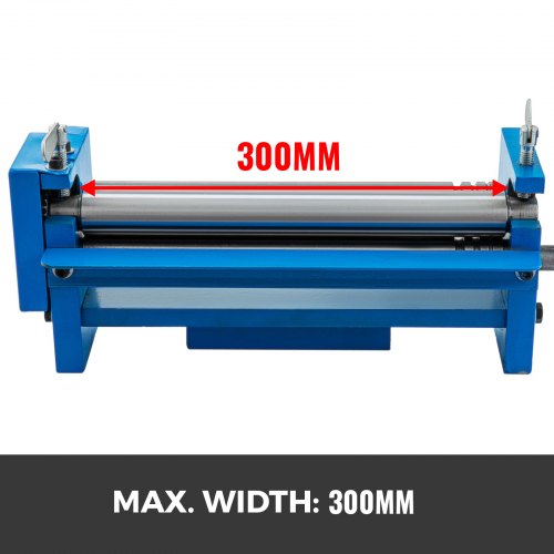 VEVOR Manual Slip Roller, 12 inch Slip Roll Machine up to 20 Gauge Steel, Sheet Metal Roller Machine with Two Removable Rollers