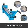 VEVOR SJ 300 Slip Roll Machine Metal Sheet Mild Steel Crank Handle & 2 Thickness Adjustment Pins Manual Sheet Metal Bender Tool for Metal Bending