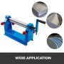 VEVOR Manual Slip Roller, 12 inch Slip Roll Machine up to 18 Gauge Steel, Sheet Metal Roller Machine with Two Removable Rollers