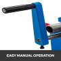 VEVOR 24 in. Slip Roll Roller Metal Plate Bending Round Machine, Slip Roll Machine Up to 16 Gauge Steel, Sheet Metal Roller, Slip Rolling Bending Machine with Two Removable Rollers