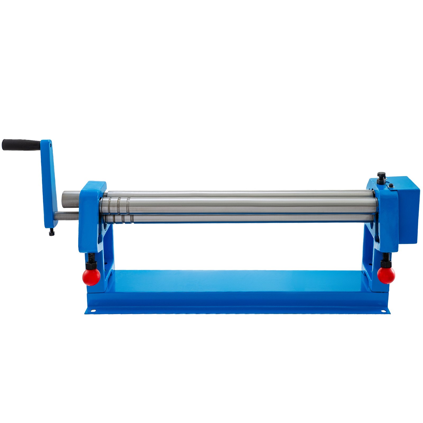 VEVOR RB 610 Sheet Metal Roller Slip for Screw Clamp Roll Machine Plate Roll Manual Wire Cylinders Tubes Roller Press 570mm (Max. Workpiece Thickness 1.2mm, Rollers High Carbon Steel)