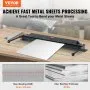 VEVOR Box and Pan Brake, 36-Inch, 0-130 Degrees Sheet Metal Bending Brake, Portable Mini Metal Bender with 20 Gauge Low Carbon Steel 14 Gauge Aluminum Capacity Power Handle, for Metal Bending