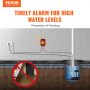 VEVOR Sump Pump Alarm With 16.4ft Level Float Switch Loud Alarm LED Indicator