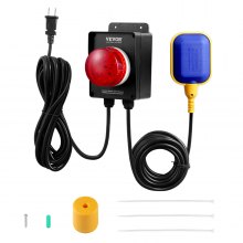 VEVOR Sump Pump Alarm With 16.4ft Level Float Switch Loud Alarm LED Indicator