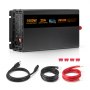 Sump Pump Battery Backup System 1500W LCD Auto Switches to Battery Inverter