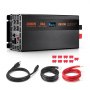 Sump Pump Battery Backup System 3000W LCD Auto Switches to Battery Inverter