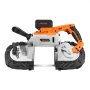 VEVOR 20V Portable Band Saw Kit, 5 Inches Deep Cut, AC 110V, 360W Bandsaw with Brushless Motor, 4.0 Ah Battery, Cordless and Compact Portaband, 0-120 m/min Variable Speed, for Cutting Metal, Wood