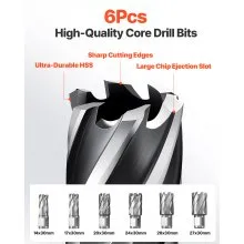 VEVOR Low Profile Magnetic Drill Press Mag Drill Press 1300 W 1.4 in Boring Dia