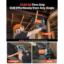 VEVOR Low Profile Magnetic Drill Press Mag Drill Press 1300 W 1.4 in Boring Dia