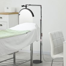 Half Moon Light for Esthetician 2 in 1 LED Floor and Desk Lamp Lash Light Arched