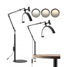 Half Moon Light for Esthetician 2 in 1 LED Floor and Desk Lamp Lash Light Arched