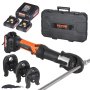 Kit de crimpagem de tubos VEVOR Pro Press Tool Kit de bateria para ferramenta de prensa M15 M22 M28 Jaw