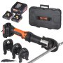 VEVOR Pro Press Tool Kit de sertizare a țevilor Instrument de presare Kit de baterii V15 V22 V28