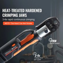 VEVOR Pro Press Tool Pipe Crimping Kit Press Tool Battery Kit V15 V22 V28
