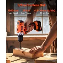 Kit combinado de herramientas inalámbricas de 12 V máx., kit combinado de 2 herramientas con baterías de 2,0 Ah