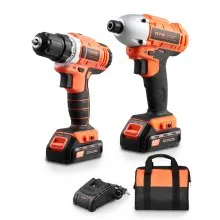 Kit combinado de herramientas inalámbricas de 12 V máx., kit combinado de 2 herramientas con baterías de 2,0 Ah