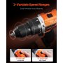Tool Combo Kit Max 20V Cordless 2-Tool Power Combo Kit with 2.0 Ah Batteries