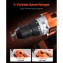 Tool Combo Kit Max 20V Cordless 2-Tool Power Combo Kit with 4.0 Ah Batteries