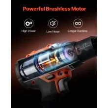 Kit combinado de herramientas inalámbricas de 20 V máx., kit combinado de 2 herramientas con baterías de 4,0 Ah