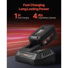 Kit combinado de herramientas inalámbricas de 20 V máx., kit combinado de 2 herramientas con baterías de 4,0 Ah