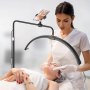 VEVOR půlměsícové světlo pro kosmetičky, 26palcová stmívatelná LED stojací lampa na řasy pro prodlužování řas, klenutá lampa na řasy s držákem na telefon, dálkové ovládání, pro krásu, péči o pleť, obočí, tetování