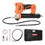 VEVOR Cordless Grease Gun, 8000 PSI Max Pressure, Battery Operated Grease Gun with LED Light & 35.4-inch Long Hose, Compatible with 18V Makita Batteries, For Greasing Vehicles or Machines(Tool Only)