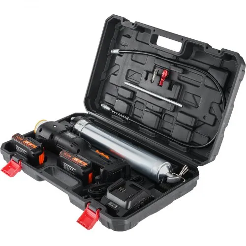 Pistolet à Graisse électrique Sans Fil Uaoaii – 10000 PSI – 2 Batteries 4000mAh – Kit Complet