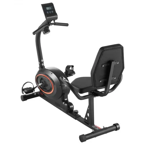 Vélo D'appartement VEVOR – Vélo Stationnaire Fitness Avec écran LCD, Noir, Pour Entraînement à Domicile