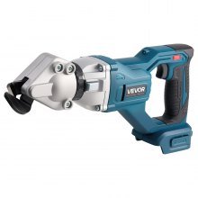 VEVOR Metal Shear, Sheet Metal Cutter Cordless with 360-Degree Pivoting Head, Double Blades, 25000 RPM Speed, Cuts 18 GA Galvanized Steel, 20 GA Stainless Steel, Aluminum Plate, Plastic, Cardboard